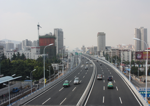 合肥长江西路未来取消红绿灯 变身成一条快速路